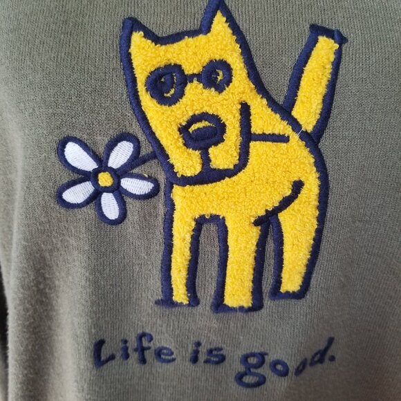 LIFE IS GOOD sweatshirt L - Picture 4 of 8